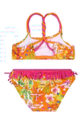Bikini Eco-Safari - Oranje en roze