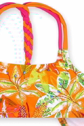 Bikini Eco-Safari - Oranje en roze