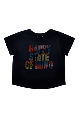 T-shirt Summer Vibes - Zwart