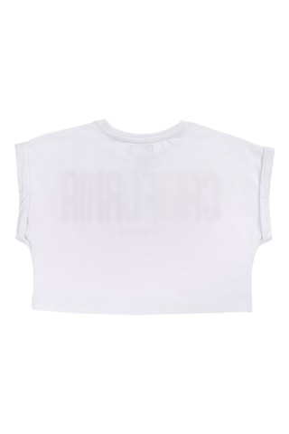 T-shirt Paradiso Beach - Wit