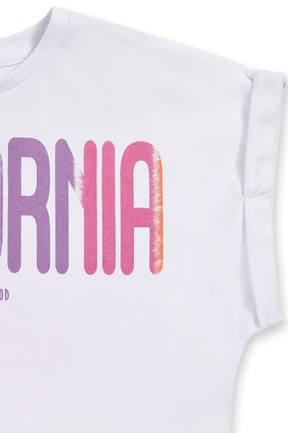 T-shirt Paradiso Beach - Wit