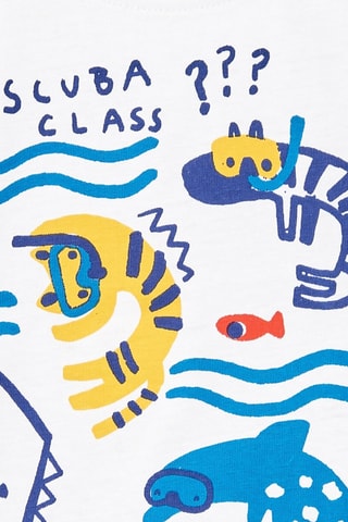 T-shirt Salty Air - Wit