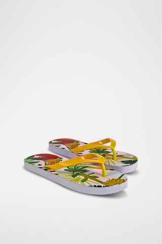 Slippers Tropic Feelings - Geel