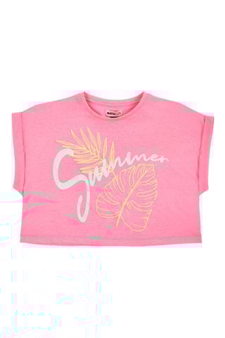 T-shirt Neon Jungle - Roze