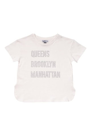 T-shirt One Day In NYC - Wit