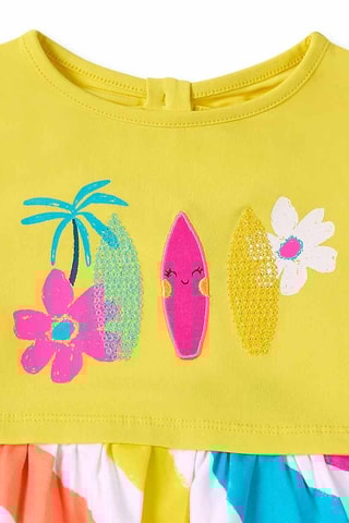 Jurk Laguna Beach - Geel