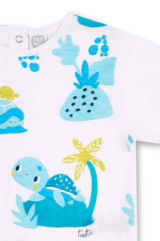 T-shirt en Short Turtles - Groen