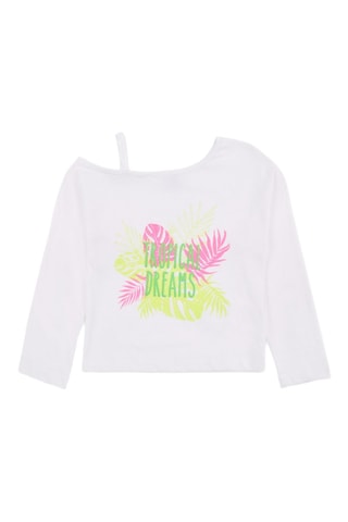 T-shirt Neon Jungle - Wit