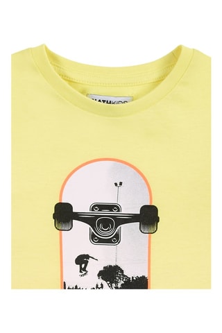 T-shirt Skating World - Geel