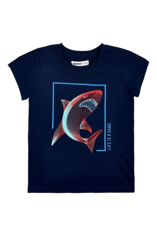 T-shirt Game Mode - Blauw