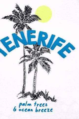 Camiseta de tirantes Tenerife Surf - Blanco