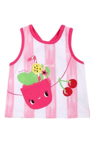 Hemd Creamy Ice - Wit en roze