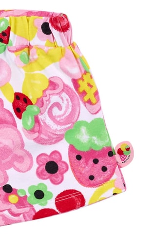 Short Creamy ice - Wit en roze