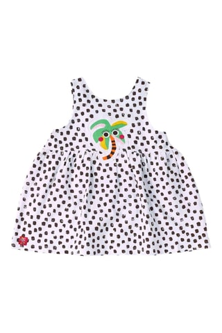 Jurk Banana Records - Wit