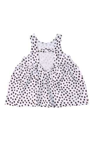 Jurk Banana Records - Wit