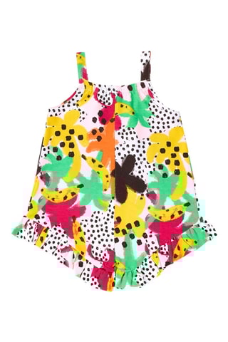 Jumpsuit Banana Records - Groen en roze