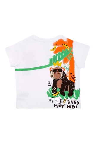 T-shirt Banana Records - Wit