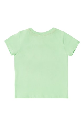 T-shirt Banana Records - Groen