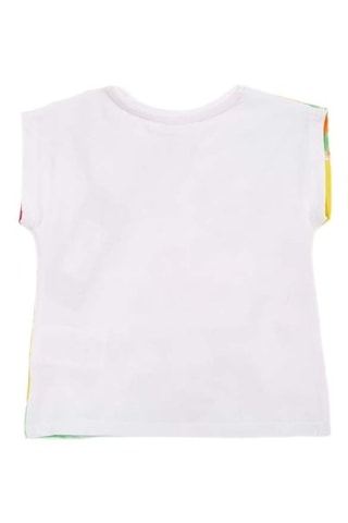 T-shirt Banana Records - Wit en groen