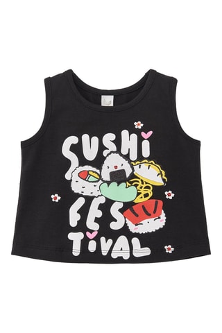 Hemd Hey Sushi - Zwart