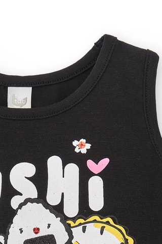 Hemd Hey Sushi - Zwart