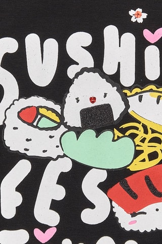 Hemd Hey Sushi - Zwart