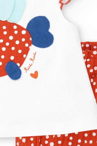 T-shirt en Short Fruiti - Wit