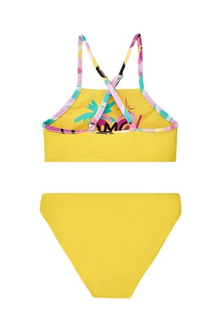 Dubbelzijdige Bikini Flamingo Mood - Blauw