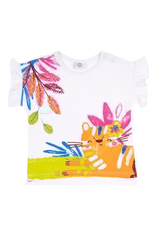 T-shirt Eco  Safari - Wit