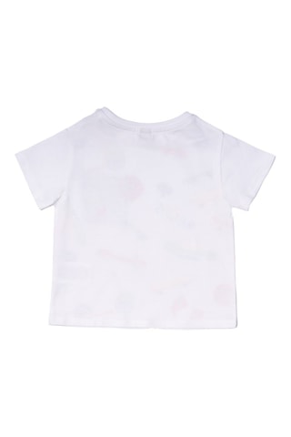 T-shirt Holidays - Wit en blauw