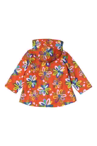 Parka met Capuchon Holidays - Blauw en oranje