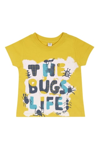T-shirt Tiny Critters - Geel