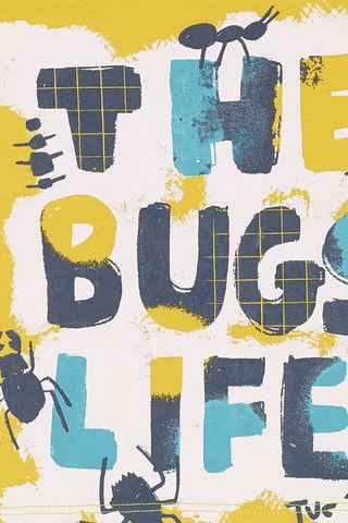 T-shirt Tiny Critters - Geel