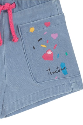 Short Hip Hip Hooray! - Blauw