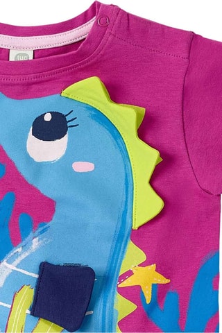 T-shirt Ocean Wonders - Paars