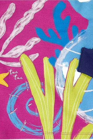 T-shirt Ocean Wonders - Paars