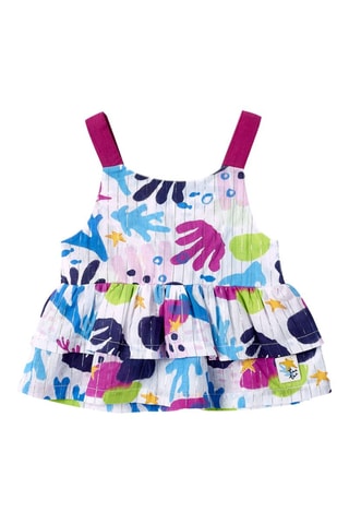 Hemd Ocean Wonders - Wit en blauw