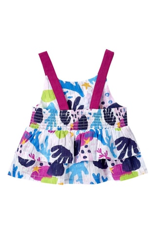 Hemd Ocean Wonders - Wit en blauw