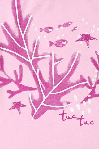 T-shirt Ocean Wonders - Roze