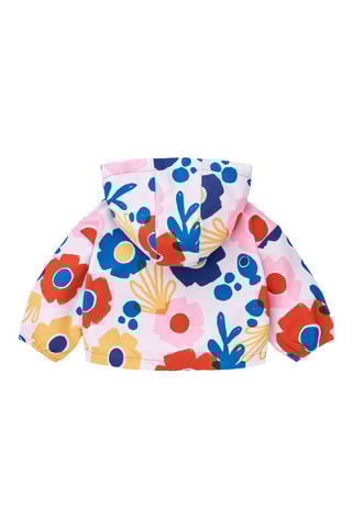 Jasje met Capuchon Salty Air - Wit en blauw