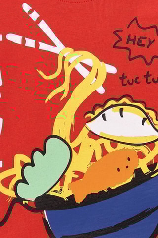 T-shirt Hey Sushi - Rood