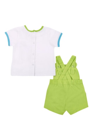 T-shirt en Tuinshort Water Lilies - Wit en groen