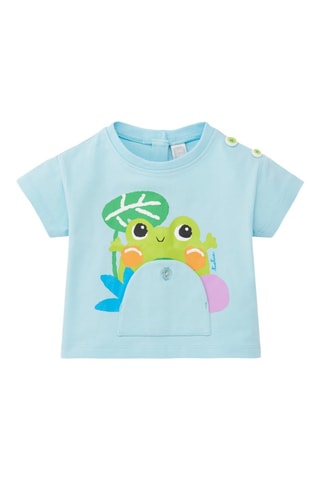 T-shirt en Short Water Lilies - Blauw