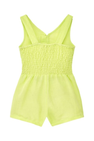 Linnen Jumpsuit Acid Bloom - Groen