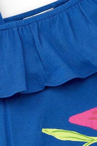 T-shirt Acid Bloom - Blauw