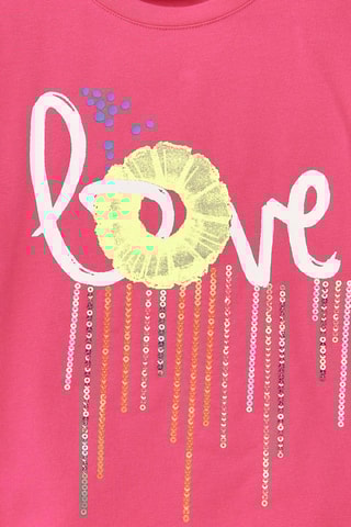 T-shirt Acid Bloom - Roze