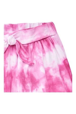 Short Tie and Dye Flamingo Mood - Roze