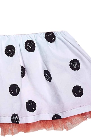 Jurk met trompe-l’oeil Juicy - Oranje