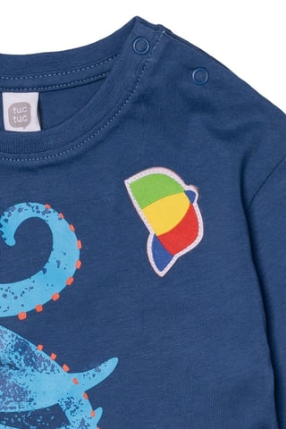 T-shirt Holidays - Blauw