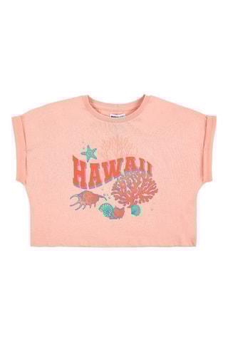 T-shirt Island Life - Roze